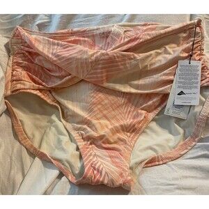 calia by carrie underwood swimwear High Cut Soft Palms Coral